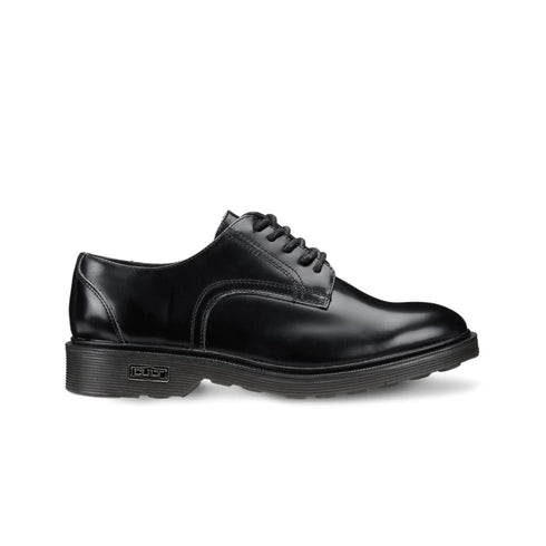 Scarpa Uomo stringata in pelle lucida Nero CULT- Francavilla Moda